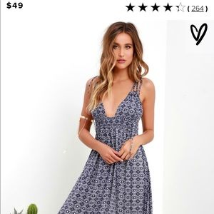 Lulus “Field Day” maxi dress